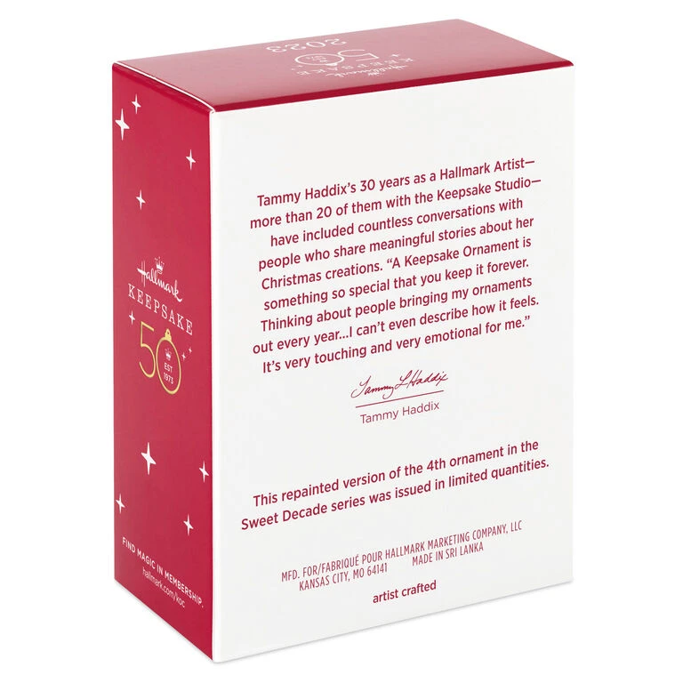Hallmark Sweet Decade 2023 Special Edition Ornament 4 Hallmark Sweet Decade 2023 Special Edition Ornament - Image 4