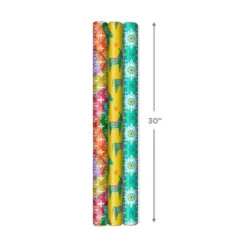 Hallmark Festive And Fun 3-Pack Multicolored Wrapping Paper, 120 Sq. Ft. -Cozy Home Accents Deals Store 3Pack Festive and Fun Holiday Wrapping Paper 5JXW1082 03