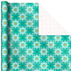 Hallmark Festive And Fun 3-Pack Multicolored Wrapping Paper, 120 Sq. Ft. -Cozy Home Accents Deals Store 3Pack Festive and Fun Holiday Wrapping Paper 5JXW1082 06