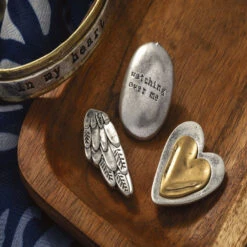 Demdaco Guardian Angel Wing Token -Cozy Home Accents Deals Store Angel Wing Pocket Token 1008100032 04