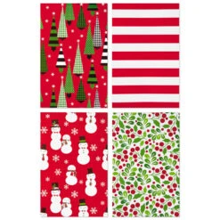 Hallmark Assorted 12-Pack Designed Christmas Shirt Boxes -Cozy Home Accents Deals Store Assorted 12Pack Designed Christmas Shirt Boxes 5XBC1096 05