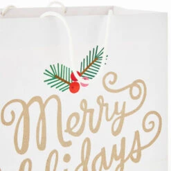 Hallmark Assorted Holiday Merry 8-Pack Small, Medium And Large Christmas Gift Bags -Cozy Home Accents Deals Store Assorted Small Large Holiday Prints Christmas Gift Bags 5XGB1412 04
