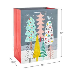 Hallmark 17" Assorted Mod Designs 3-Pack XXL Christmas Gift Bags -Cozy Home Accents Deals Store Assorted XXL Mod Designs Christmas Gift Bags 5XGB1400 03