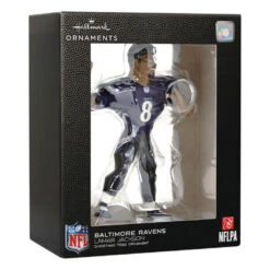 NFL Baltimore Ravens Lamar Jackson Hallmark Ornament -Cozy Home Accents Deals Store Baltimore Ravens Lamar Jackson Christmas Ornament 1OSL2097 04
