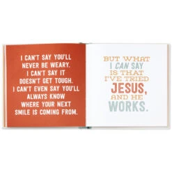 Hallmark Because Jesus Book -Cozy Home Accents Deals Store Because Jesus Book 1BOK1484 04
