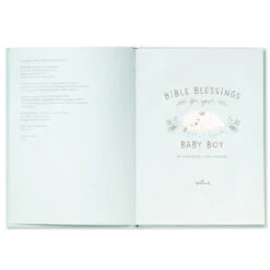 Hallmark Bible Blessings For Your Baby Boy Book -Cozy Home Accents Deals Store Bible Blessings for Your Baby Boy Book 1BOK1473 03