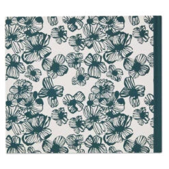 Hallmark In Loving Memory Floral Funeral Guest Book -Cozy Home Accents Deals Store Black and White Floral Guest Book for Funeral 1BMK1609 05