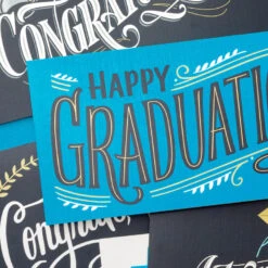 Hallmark Sophisticated Assorted Money Holder Graduation Cards, Pack Of 36 -Cozy Home Accents Deals Store Blue Black Money Holder Graduation Cards Assortment 5GEY1002 06