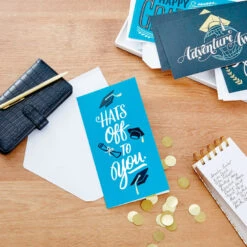 Hallmark Sophisticated Assorted Money Holder Graduation Cards, Pack Of 36 -Cozy Home Accents Deals Store Blue Black Money Holder Graduation Cards Assortment 5GEY1002 09