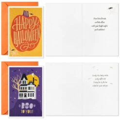 Hallmark Boo To You Boxed Halloween Cards Assortment, Pack Of 36 -Cozy Home Accents Deals Store Boo to You Boxed Halloween Cards Assortment 5ELT1011 04