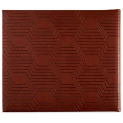 Hallmark Brown Hexagonal Pattern Guest Book 7 Hallmark Brown Hexagonal Pattern Guest Book -Cozy Home Accents Deals Store Brown Faux Leather Geometric Pattern Guest Book 1EDY3152 04