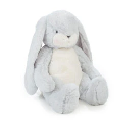 Bunnies By The Bay Little Nibble Gray Bunny Stuffed Animal, 12" -Cozy Home Accents Deals Store Bunnies by the Bay Gray Bunny Stuffed Animal 100430 03