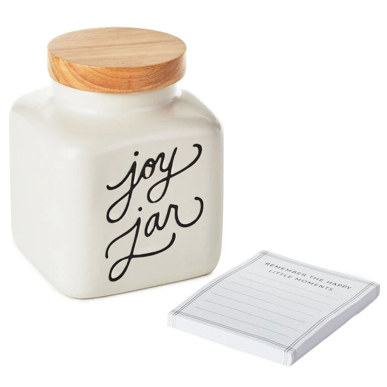 Hallmark Ceramic Joy Jar And Notepad, Set Of 2 3 Hallmark Ceramic Joy Jar And Notepad, Set Of 2 - Image 3