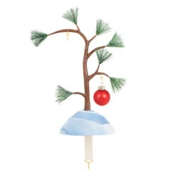 Hallmark The Peanuts® Gang A Charlie Brown Christmas Ornament And Stocking Hanger -Cozy Home Accents Deals Store Charlie Brown Tree Keepsake OrnamentStocking Hanger 1QSB6299 06