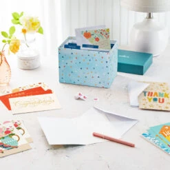 Hallmark Cheerful Celebrations Boxed All-Occasion Cards Assortment, Pack Of 100 -Cozy Home Accents Deals Store Cheerful Celebrations Boxed AllOccasion Cards 5EBN1069 06