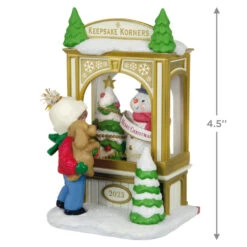 Hallmark Christmas Window 2023 Exclusive Ornament -Cozy Home Accents Deals Store Christmas Window 2023 Exclusive Ornament 2299QXC5618 03