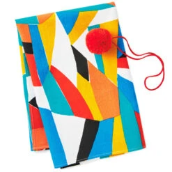 Hallmark 26" Colorful Abstract Fabric Gift Wrap With Elastic Band -Cozy Home Accents Deals Store Colorful Abstract Fabric Gift Wrap With Elastic Band 1299EJR6379 03