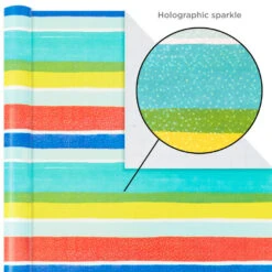 Hallmark Colorful Celebration 3-Pack Wrapping Paper, 55 Sq. Ft. Total 10 Hallmark Colorful Celebration 3-Pack Wrapping Paper, 55 Sq. Ft. Total -Cozy Home Accents Deals Store Colorful Celebration 3Pack Wrapping Paper Rolls 5EWR6373 04