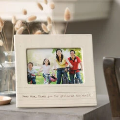 Demdaco Dear You Mom Picture Frame, 4x6 -Cozy Home Accents Deals Store Demdaco Thank You Mom Ceramic Picture Frame 1004750026 03