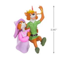 Hallmark Disney Robin Hood 50th Anniversary A Romantic Rescue Ornament -Cozy Home Accents Deals Store Disney Robin Hood Maid Marian Keepsake Ornament 2199QXD6589 03