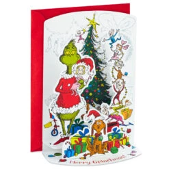 Hallmark Dr. Seussâ„¢ How The Grinch Stole Christmas! 3D Pop-Up Boxed Christmas Cards, Pack Of 8
