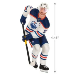 Hallmark NHL® Edmonton Oilers® Connor McDavid Ornament -Cozy Home Accents Deals Store Edmonton Oilers Connor McDavid Keepsake Ornament 2299QXI7169 03