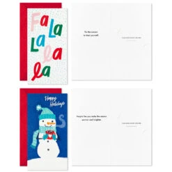 Hallmark Colorful And Casual Money-Holder Boxed Christmas Cards Assortment, Pack Of 36 -Cozy Home Accents Deals Store Festive Assorted MoneyHolder Boxed Christmas Cards 5CZE2139 03