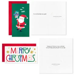 Hallmark Colorful And Casual Money-Holder Boxed Christmas Cards Assortment, Pack Of 36 -Cozy Home Accents Deals Store Festive Assorted MoneyHolder Boxed Christmas Cards 5CZE2139 05