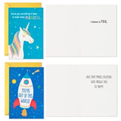 Hallmark Fun Kids Assortment Encouragement Cards, Pack Of 36 -Cozy Home Accents Deals Store Fun Kids Assortment Encouragement Cards 5STZ1140 05