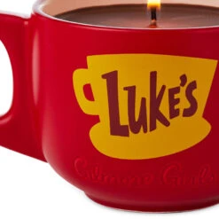 Hallmark Gilmore Girls Coffee-Scented Luke's Diner Mug Candle -Cozy Home Accents Deals Store Gilmore Girls CoffeeScented Candle in Lukes Diner Mug 1PCL1012 04