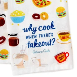 Hallmark Gilmore Girls Why Cook Tea Towel 6 Hallmark Gilmore Girls Why Cook Tea Towel -Cozy Home Accents Deals Store Gilmore Girls Why Cook Kitchen Towel 1PCL1009 03
