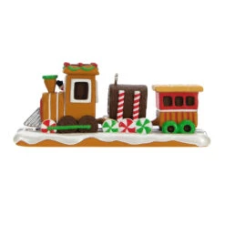 Hallmark Season’s Treatings Ornament -Cozy Home Accents Deals Store Gingerbread Train Keepsake Ornament 1699QXR8009 06