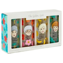 Hallmark The Golden Girls Glasses, Set Of 4 -Cozy Home Accents Deals Store Golden Girls Drinking Glasses Set of 4 1GOL1049 03