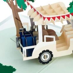 Hallmark Hope Your Day Is Good To A Tee Golf 3D Pop-Up Card -Cozy Home Accents Deals Store Golf Cart Pun Good Day 3D PopUp Card 5RZH1304 04