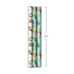 Hallmark Dr. Seuss™ Grinch 3-Pack Christmas Wrapping Paper Assortment, 105 Sq. Ft. 10 Hallmark Dr. Seuss™ Grinch 3-Pack Christmas Wrapping Paper Assortment, 105 Sq. Ft. -Cozy Home Accents Deals Store Grinch 3Pack Christmas Wrapping Paper 5JXW1211 04