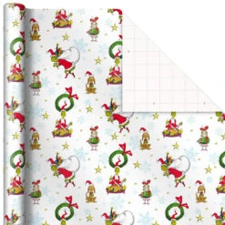 Hallmark Dr. Seuss™ Grinch 3-Pack Christmas Wrapping Paper Assortment, 105 Sq. Ft. 11 Hallmark Dr. Seuss™ Grinch 3-Pack Christmas Wrapping Paper Assortment, 105 Sq. Ft. -Cozy Home Accents Deals Store Grinch 3Pack Christmas Wrapping Paper 5JXW1211 05