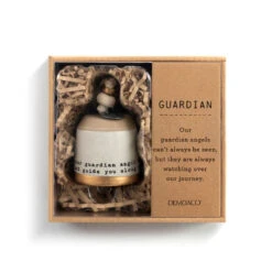 Demdaco Guardian Angel Mini Inspired Bell, 2.5" -Cozy Home Accents Deals Store Guardian Angel Mini Inspired Bell 1008010025 03
