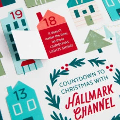 Hallmark Channel Countdown To Christmas Activity Calendar -Cozy Home Accents Deals Store Hallmark Channel Countdown to Christmas Activity Calendar 1XKT3503 03