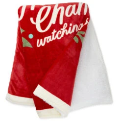 Hallmark Channel Red Oversized Blanket, 60x80 8 Hallmark Channel Red Oversized Blanket, 60x80 -Cozy Home Accents Deals Store Hallmark Channel FamilySized Blanket 1XKT3505 03