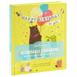 Hallmark Happy Birthday To You! Recordable Storybook With Music -Cozy Home Accents Deals Store Happy Birthday to You Recordable Storybook With Music 1KOB1233 06