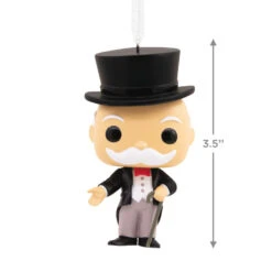 Hasbro® Mr. Monopoly Funko POP!® Hallmark Ornament -Cozy Home Accents Deals Store Hasbro Mr. Monopoly Funko POP Christmas Ornament 3HCM2311 03