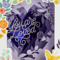 Hallmark You Are Loved 3D Pop-Up Musical Mother's Day Card With Light -Cozy Home Accents Deals Store Heart Flowers Music Light 3D PopUp Mothers Day Card 1099MEJ8026 04