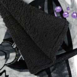 Hallmark Disney Hocus Pocus Black Flame Candle Blanket, 50x60 -Cozy Home Accents Deals Store Hocus Pocus Black Flame Candle Fleece Blanket 1HGN1506 05