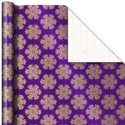 Hallmark Jewel Tones Assorted 3-Pack Christmas Wrapping Paper, 120 Sq. Ft. -Cozy Home Accents Deals Store Jewel Tones Christmas Wrapping Paper Set 5JXW1251 06