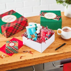 Hallmark Joy To You 3-Pack Christmas Gift Boxes, Assorted Sizes And Designs -Cozy Home Accents Deals Store Joy to You Assorted Christmas Gift Boxes 55XBC1128 02