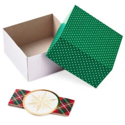 Hallmark Joy To You 3-Pack Christmas Gift Boxes, Assorted Sizes And Designs -Cozy Home Accents Deals Store Joy to You Assorted Christmas Gift Boxes 55XBC1128 04
