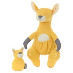 Hallmark Kangaroo And Baby Joey Stuffed Animal And Rattle Set 5 Hallmark Kangaroo And Baby Joey Stuffed Animal And Rattle Set -Cozy Home Accents Deals Store Kangaroo and Baby Joey Plush and Rattle Set 1BBY4819 03