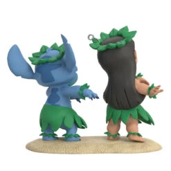 Hallmark Disney Lilo & Stitch Ohana Means Family Ornament -Cozy Home Accents Deals Store Lilo Stitch in Hula Skirts Keepsake Ornament 2199QXD6597 06