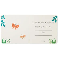 Hallmark The Lion And The Mouse Board Book And Lion Lovey Blanket Set -Cozy Home Accents Deals Store Lion Lovey Blanket Lion Mouse Kindness Board Book Set 1BBY4783 04