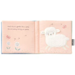 Hallmark The Lion And The Lamb: A Touch & Feel Book About God's Love Cloth Book -Cozy Home Accents Deals Store Lion and Lamb Touch Feel Soft Plush Cloth Book 1BBY4854 04
